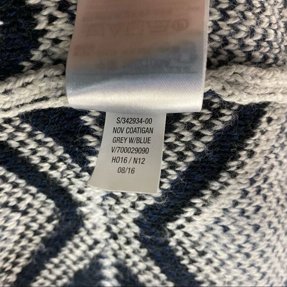 Old Navy Blue & Gray Coatigan - Picture 4 of 5